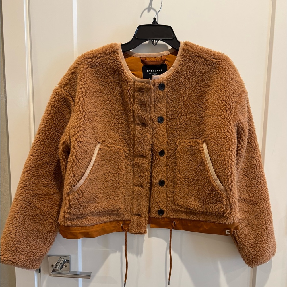 Everlane Women's Brown Teddy Jacket XS